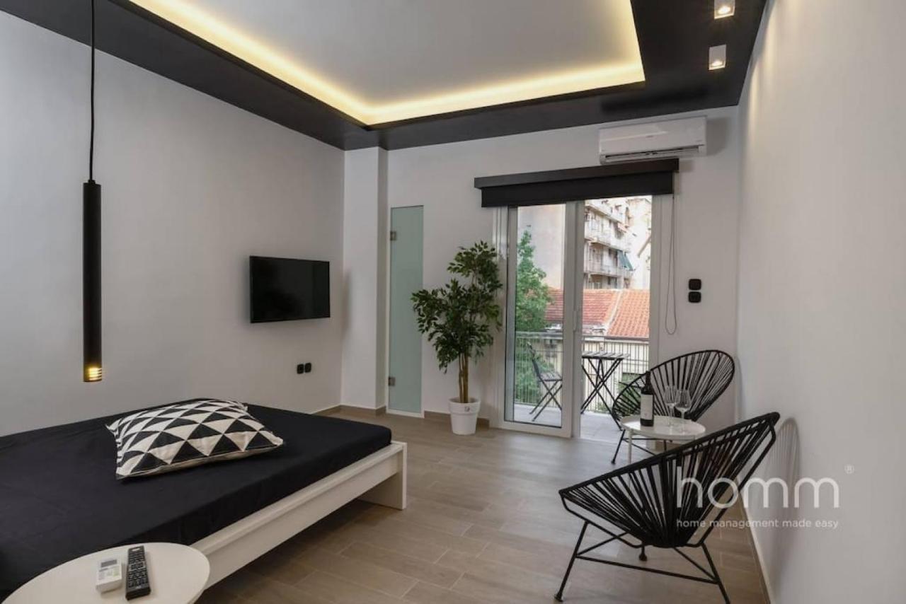 34Sqm Minimal Homm Apartment With Acropolis View Athen Exterior foto